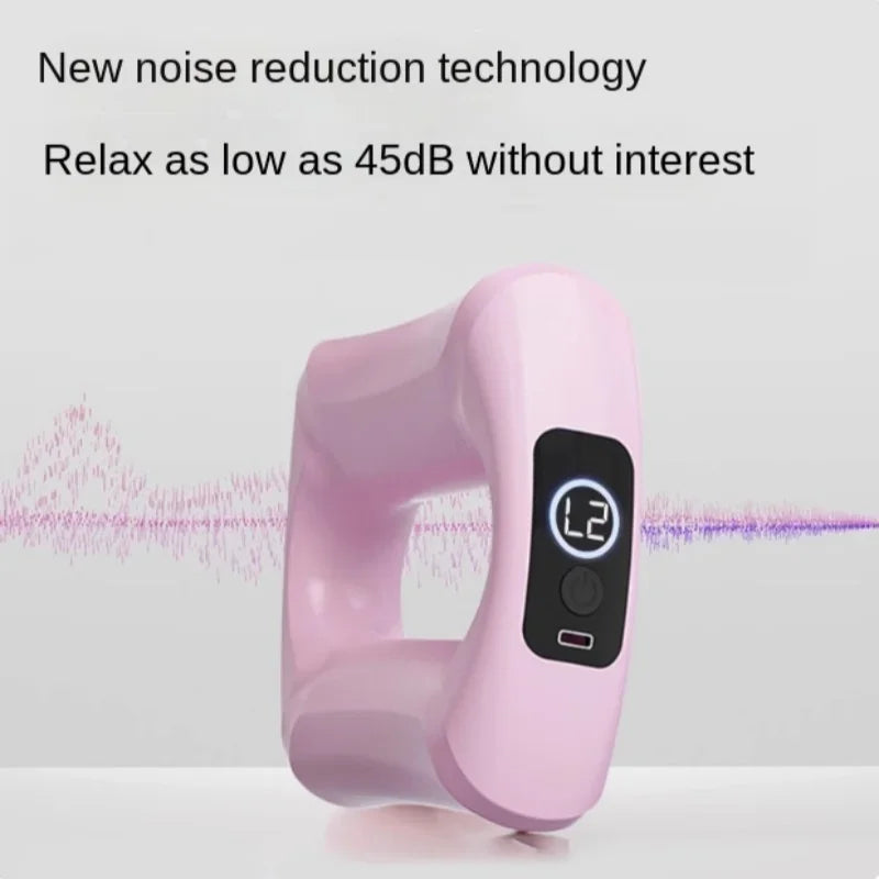 Power Core Vibration Plate EMS Massager Belt for Belly Fat Burning Weight Loss Hands Free Ergonomic Ring Lifting Portable