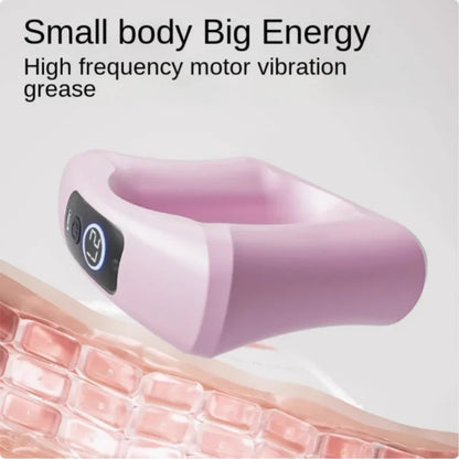 Power Core Vibration Plate EMS Massager Belt for Belly Fat Burning Weight Loss Hands Free Ergonomic Ring Lifting Portable